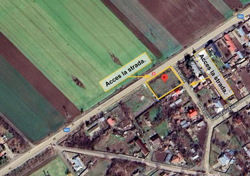 Teren intravilan Soseaua Principala Florica Călărași 2 fronturi stradale - imagine 1